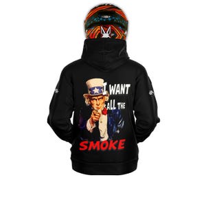 motorcycle Streetwear I – Want SMOKE Fashion Hoodie | Urban Streetwear Biker Apparel