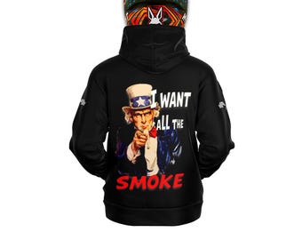 Streetwear I Want SMOKE Fashion Hoodiemotorcycle