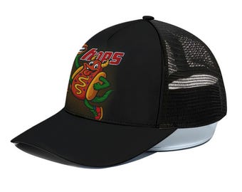 Urban Trucker Hat With Black Half-mesh snapback