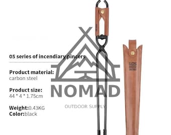 Carbon Steel Outdoor Utility Tool: Brown Heavy-Duty Camping Gear