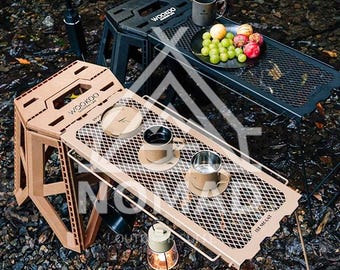Nomad Folding Camping Stool: Lightweight PP Portable Seat