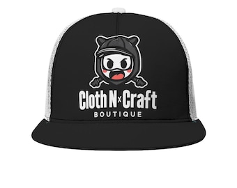 Custom Anime Art Trucker Hat: Urban Streetwear Snapback Cap
