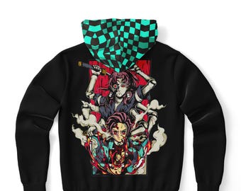 Slayer Of Demons – Anime Comic Premium Hoodie Urban | Urban Streetwear Biker Apparel