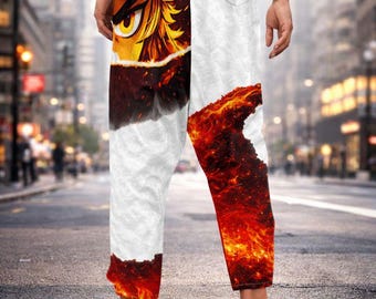 Anime Slayer Of Demons All-Over Print Men’s Harem Pants Urban Apparel