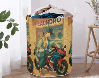 Laundro Comic Laundry Hamper – Collapsible Superhero Basket for Kids, Dorms, Toy