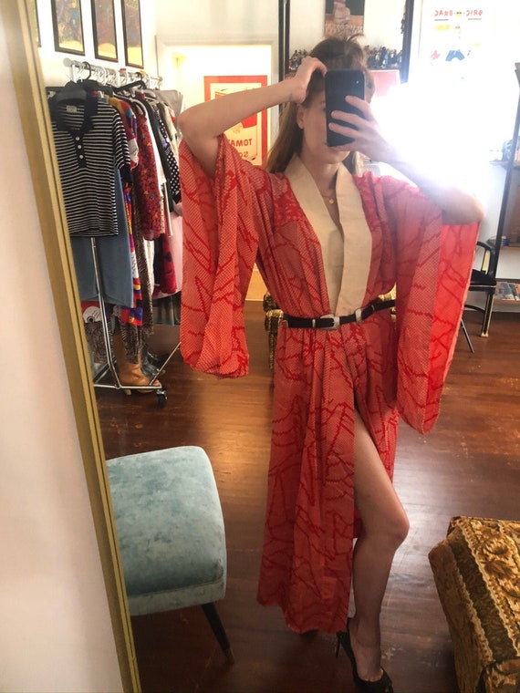 Vintage Silk Robe