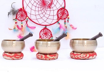 Holiday Sale !!! 3-5" inch Tibetan high quality Singing bowl or sound bowl for yoga, Meditation and sound therapy