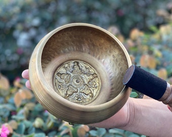 Holiday Sale !!! Great Sound | 5.5" inches Hand beaten high quality singing bowl for Meditation, Healing and Sound therapy