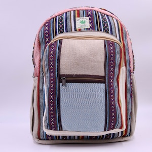 SALE!!!!!!Hemp Backpack | High quality | Cotton mixed Rucksack Backpack for men and women| School | College | Made In Nepal