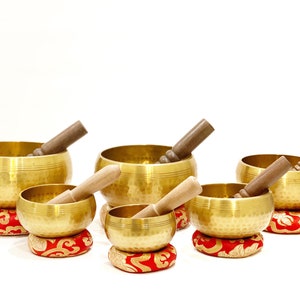 FAST SHIPPING UP!!!! Pleasant-Sounding| High quality Hand Beaten Singing bowl from Nepal for Meditation, healing, Sound therapy and Yoga