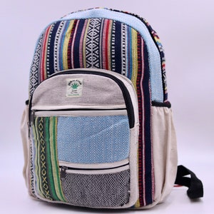 SALE!!!!!!Hemp Backpack | High quality | Cotton mixed Rucksack Backpack for men and women| School | College | Made In Nepal