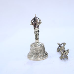 FAST SHIPPING!!!Tibetan 4&quot; Handmade | Bell &  Dorje (vajra) | for Yoga, Meditation and Chakra Balancing