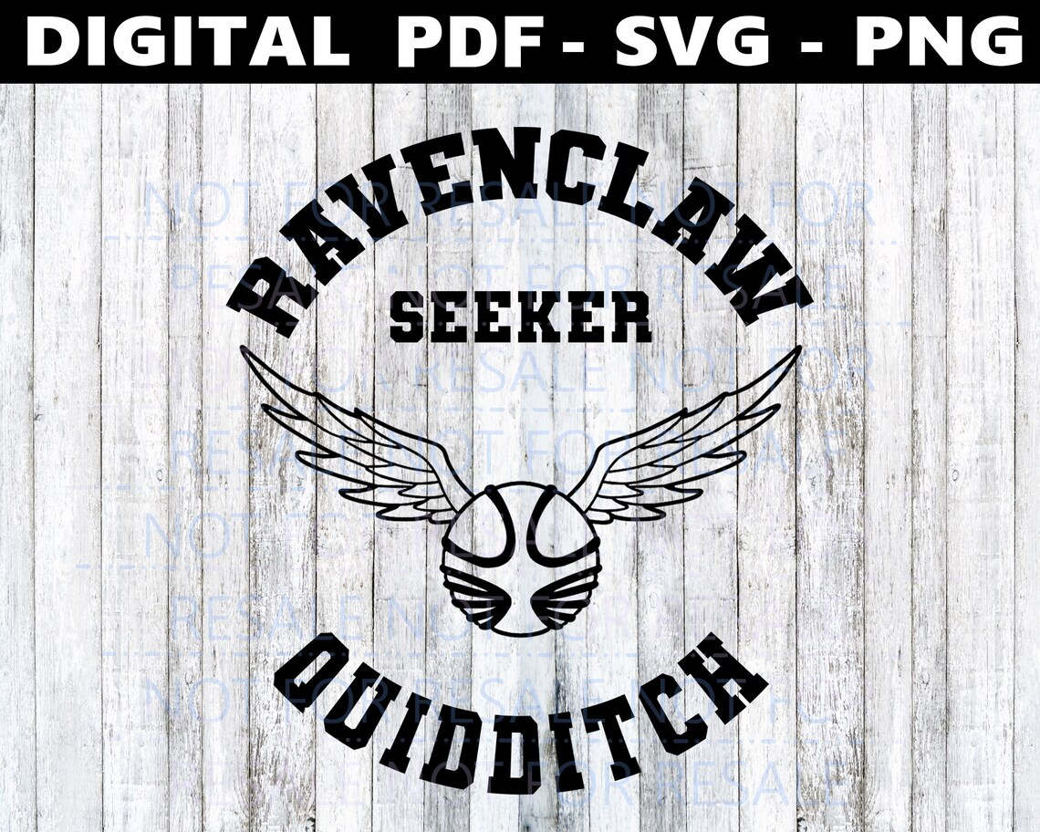 Ravenclaw Quidditch Seeker Snitch SVG Digital PNG for Decal | Etsy