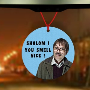 Jim Shalom car air freshener - inspired by Friday Night dinner - Car Air Freshener - Car Accessories - FND Jim - UK sitcom