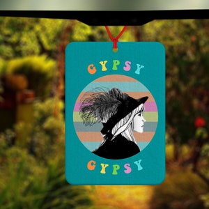 Stevie Nicks Car Air Freshener - Fleetwood Mac - Car Air Freshener - Accesorios para automóviles - Stevie Nicks - Gitano - Cantante - Icono del rock - Rhiannon