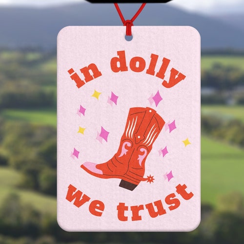 What Would Dolly Do Car Air Freshener Inspired by Dolly Etsy