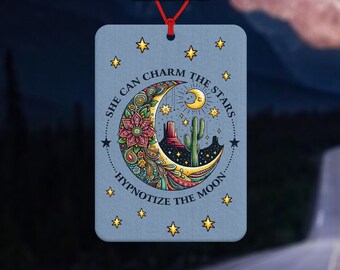 Charm the stars car air freshener - car accessories - hypnotise the moon - gift for friend - spiritual gift - gift for her - girlfriend gift