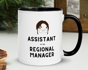 The Office USA mug - inspired by Dwight Schrute - funny mug - Car Accessories - Michael Scott - gift for co-worker - gift for boss
