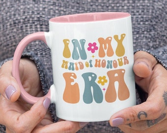 Mug À l'époque de ma demoiselle d'honneur - cadeau pour elle - cadeau de mariage - tasse demoiselle d'honneur - cadeau pour un être cher - cadeau pour demoiselle d'honneur - enterrement de vie de jeune fille