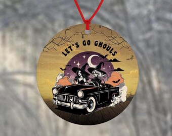 Vamos ghouls ambientador de coche - brujas de Halloween - vamos chicas - accesorios de coche - brujas conduciendo - espeluznante regalo de Halloween - brujas