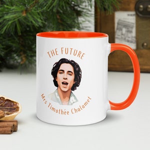 Zukünftige Timothee Chalamet Tasse - inspiriert von Timothee Chalamet - Pop Art Bild - Geschenk für Sie - Fantasse - Geschenk für Timothee Chalamet
