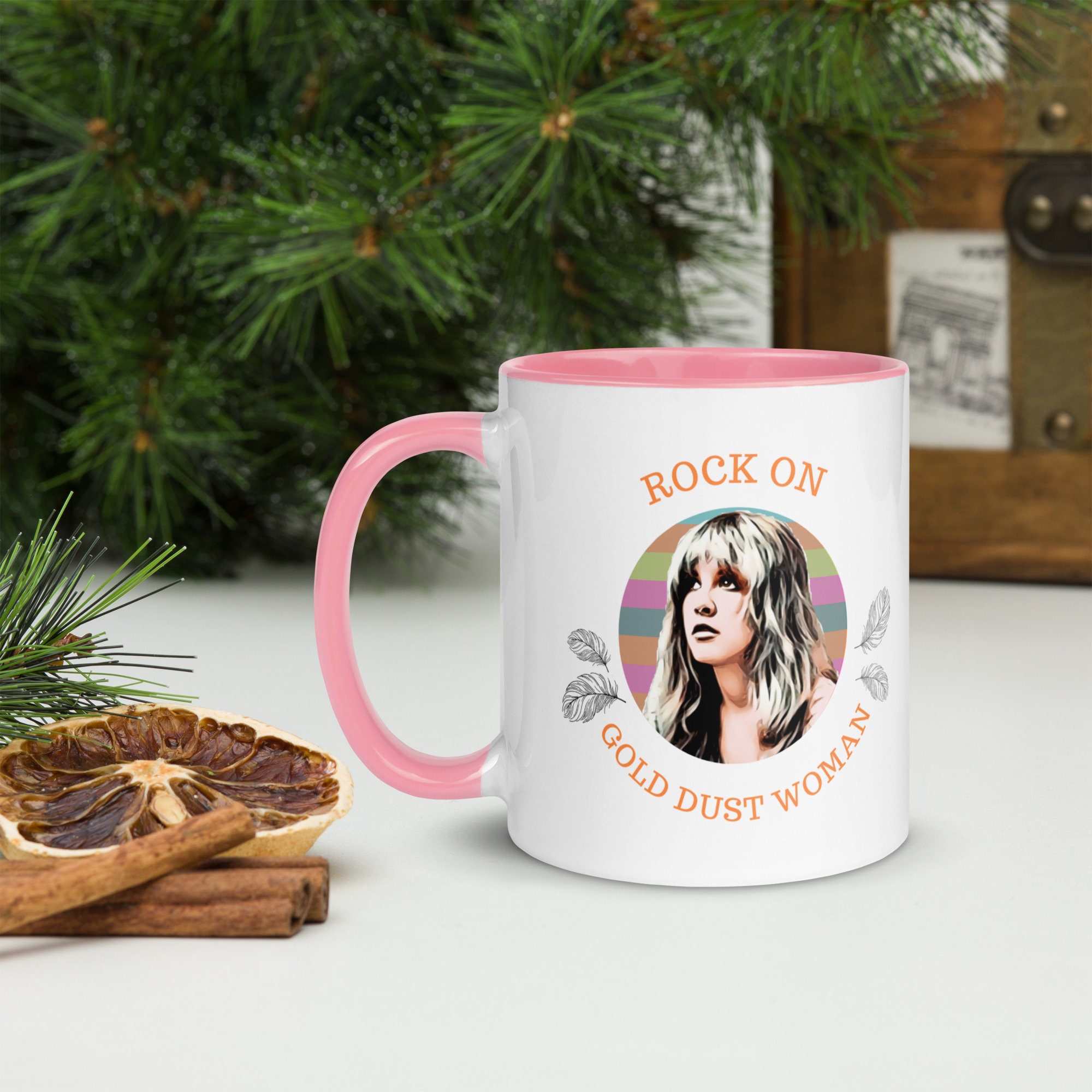 Discover Stevie Nicks mug - inspired by Stevie Nicks - Fleetwood Mac - rock on gold dust woman - Stevie fan gift - Rumours - Gypsy