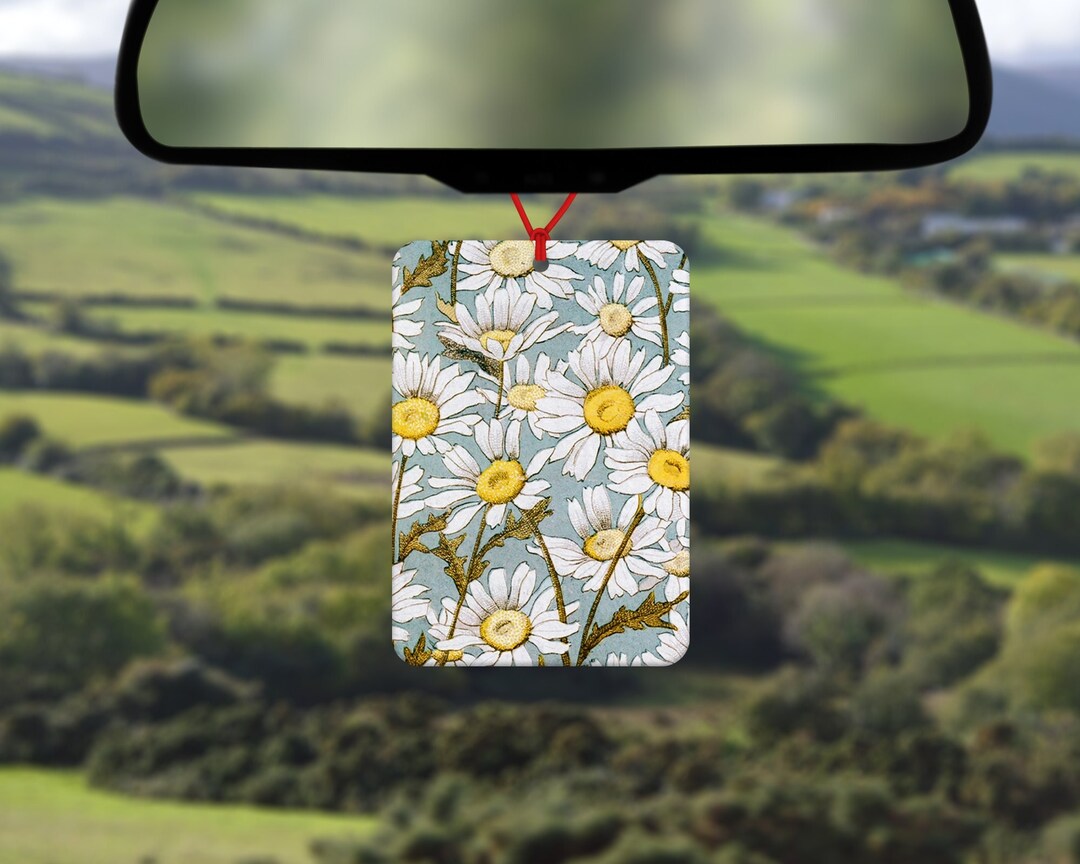 Daisy Flower Car Air Freshener Daisy Flower Pattern Flower Pattern Car