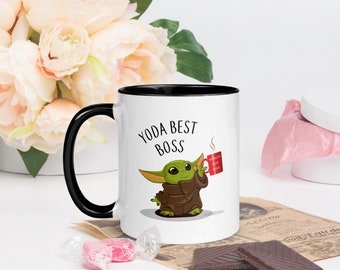Baby Yoda Best Firefighter Star Wars Ceramic Mug - Trends Bedding