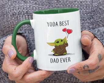 Caneca Yoda melhor pai de todos os tempos - caneca Yoda bebê - Yoda melhor pai - inspirada em Star Wars - melhor pai de todos os tempos - presente para pai - presente de dia dos pais