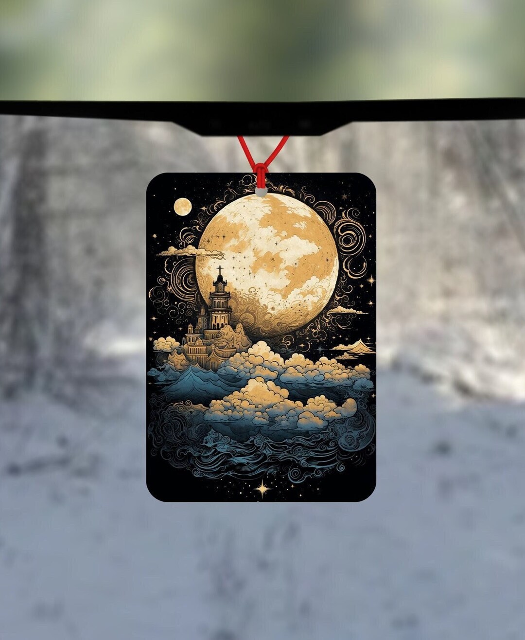 Celestial Car Air Freshener - Car Accessories - Sun Moon and Stars ...