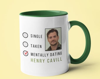 Rencontres Henry Cavill mug - inspiré par Henry Cavill - image d’art de star de cinéma - cadeau pour elle - tasse de fan - cadeau pour fan de Henry Cavill