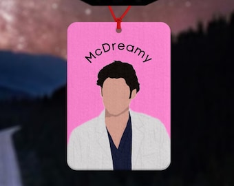 Patrick Dempsey Car Air Freshener - McDreamy - inspired by tv series - Patrick medic - Derek Shepherd