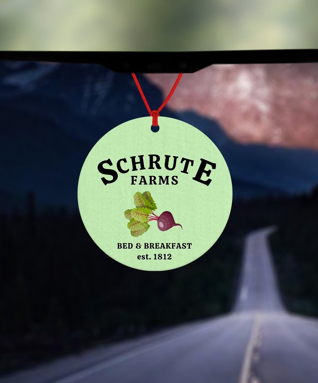 Schrute Farms Car Air Freshener Inspired by the Office Beetroot Freshie Car Air Freshener Car