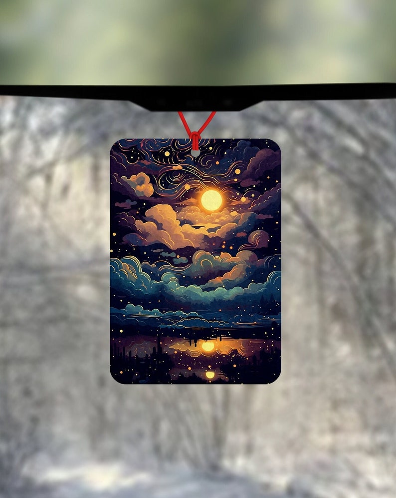 Celestial Car Air Freshener - Car Accessories - Sun Moon and Stars ...