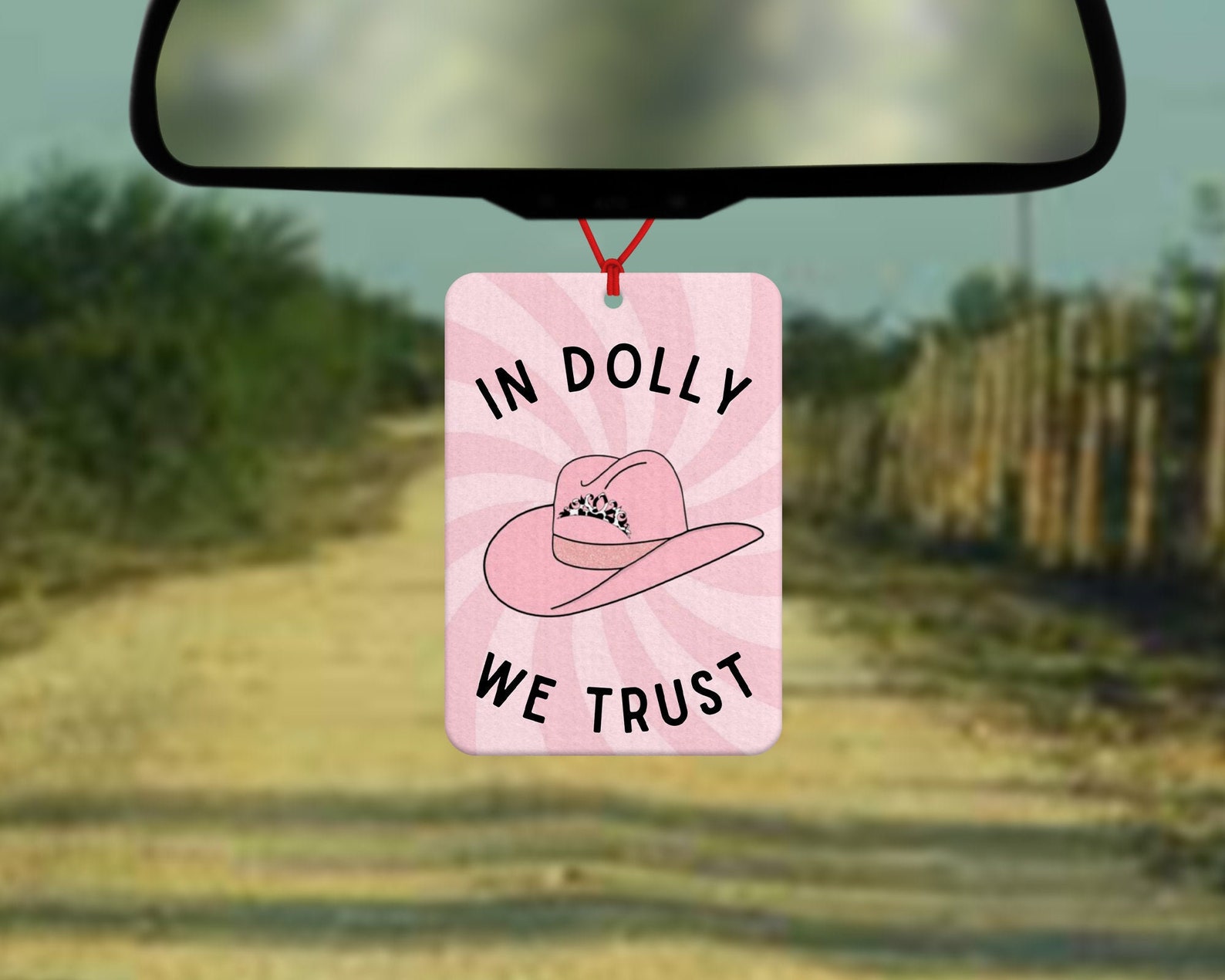 In Dolly We Trust Car Air Freshener Inspired by Dolly Parton Etsy UK