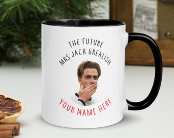 Future Mrs Jack Grealish mug - PERSONALISABLE - inspired by Jack Grealish - add your name - England footballer - Aston Villa