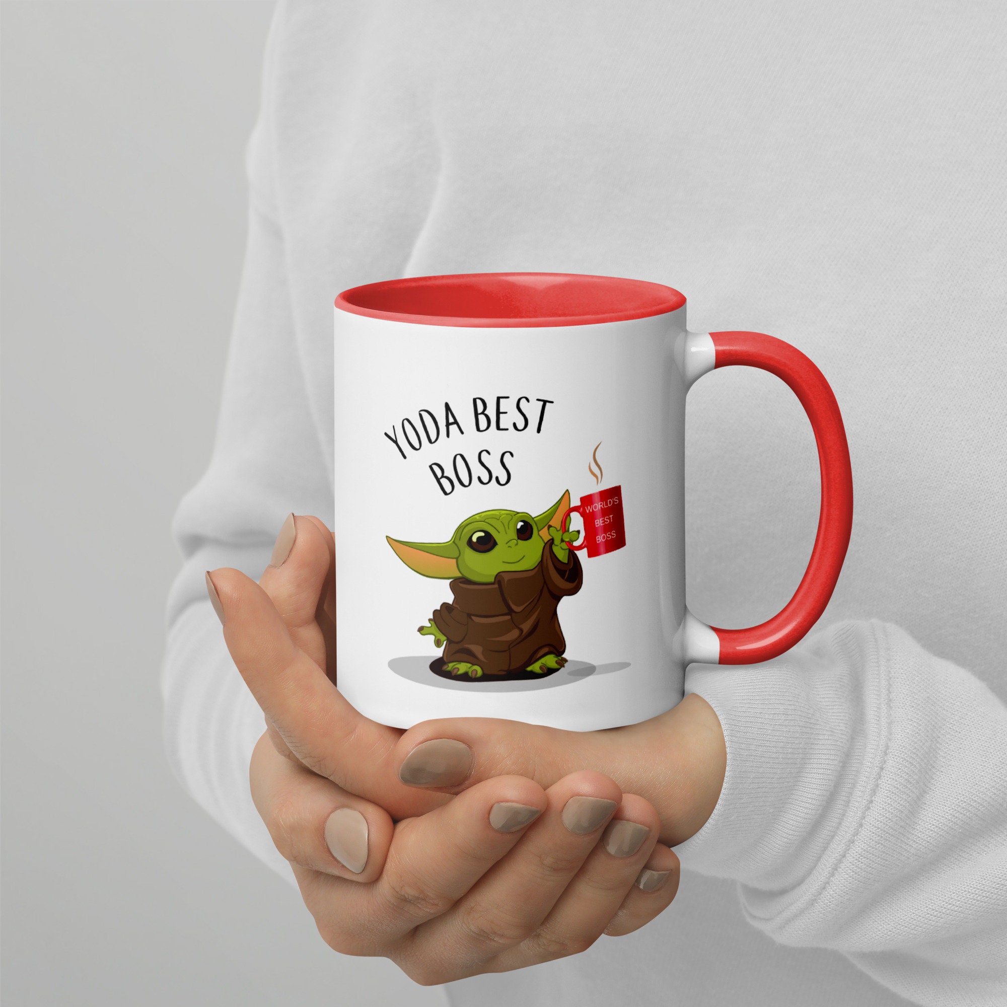 Yoda Best Boss Coffee Mug, Yoda Mug , Yoda Boss Mug, Funny Boss