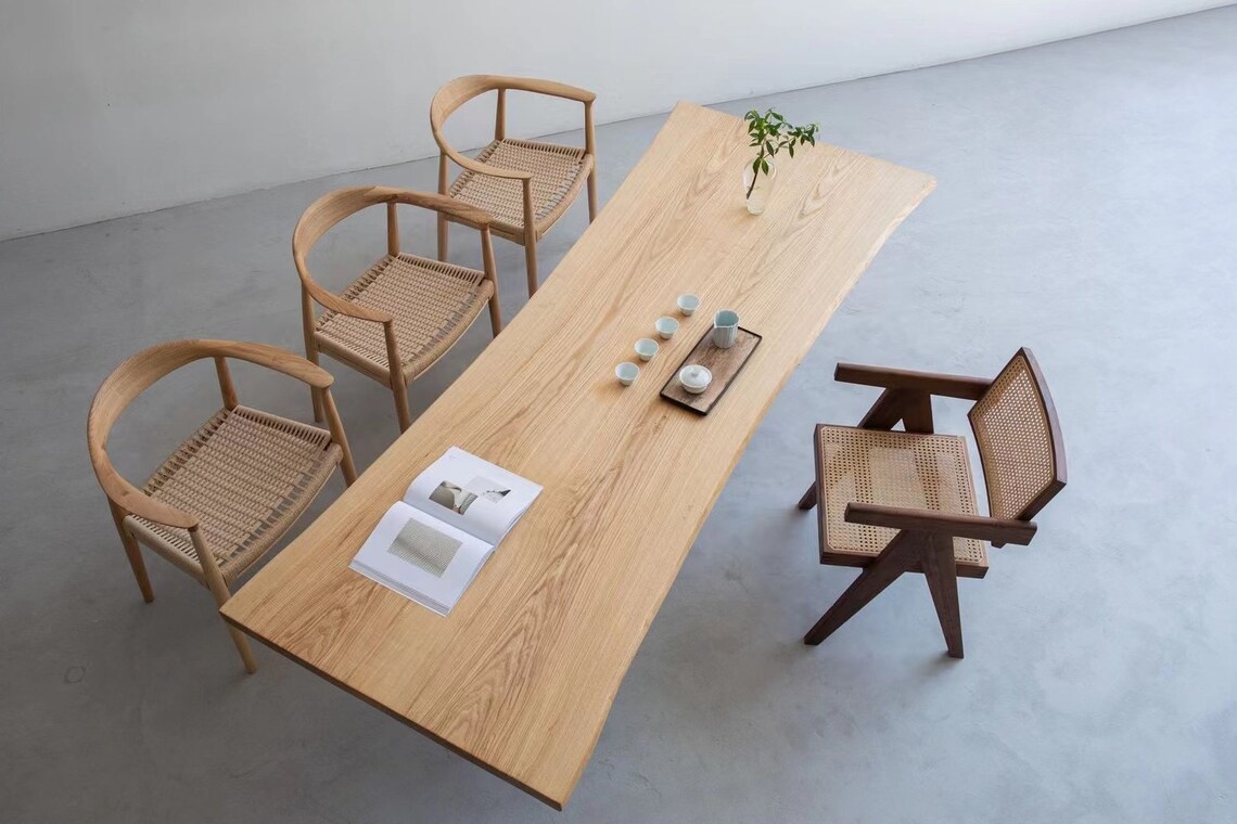 Customize Hardwood Table Solid Wood Table Wooden Table Etsy