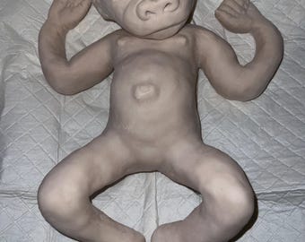 BLANK silicone baby gorilla Kyon