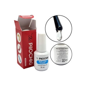 Basislack klar Klassik, handgemachter Nagellack Gel Lack vegan 7-frei für Nail Art Design, 15ml + GESCHENK