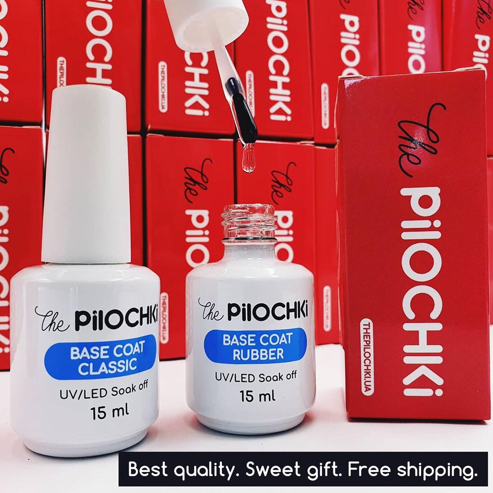 Base Coat Rubber Clear Sticky Nail Polish Clingy Handmade Etsy