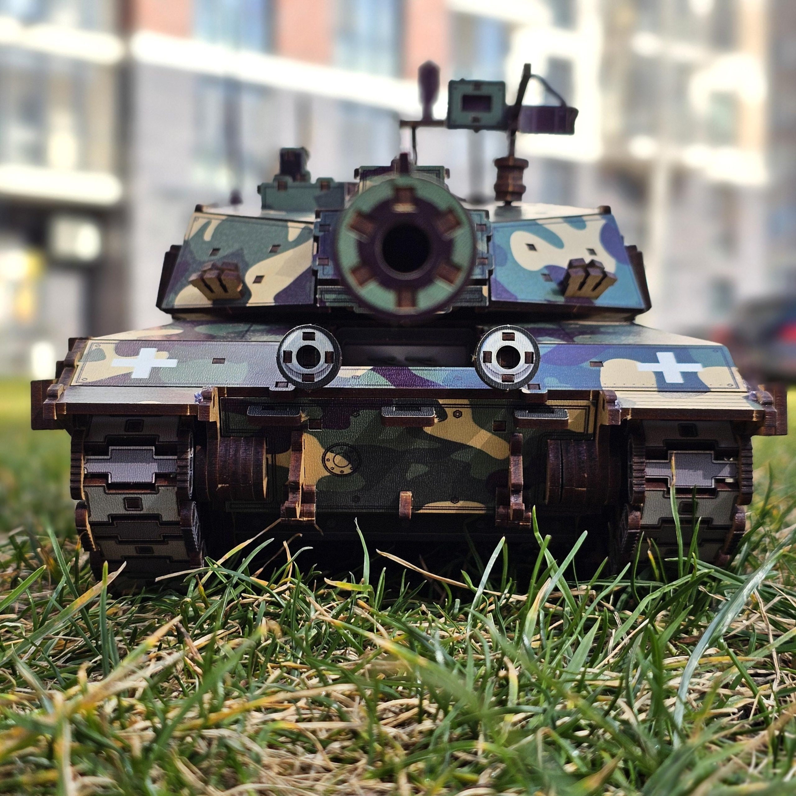 3D Wooden CHALLENGER 2 TANK Military, Puzzles for Adults