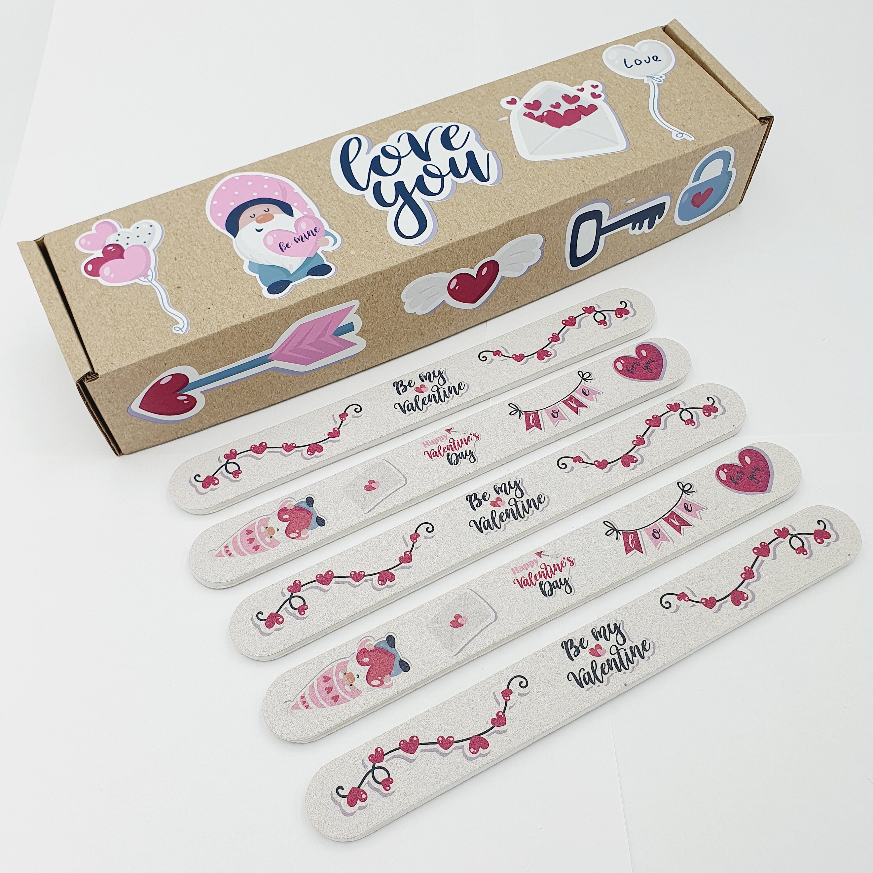 Personalized Nail Files gift set with ANY individual sticker Etsy