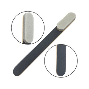 10 pcs Disposable mini 2in1 set Nail File + Buff 2-in-1! Wooden eco Manicure and Buffer Polisher. Natural artificial nails + GIFT