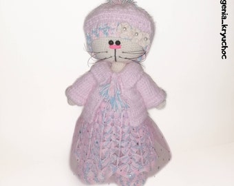 Amigurumi Tilda Kat Gehaakte Kat Gehaakte Knuffeldieren Gebreide Kat Kitten Gehaakte Dieren Amigurumi Dieren