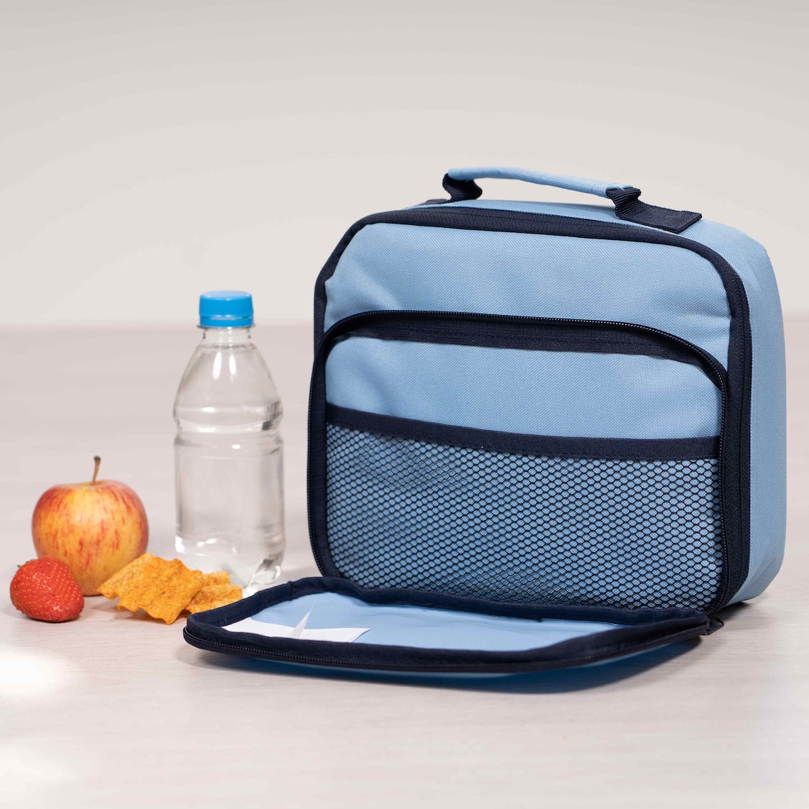 Personalised Child's Blue Lunch Box/Bag Etsy.de