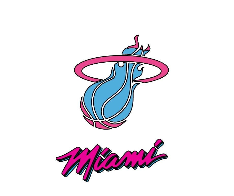 Miami Heat Vice Wave Sticker for Sale by ownyourreality