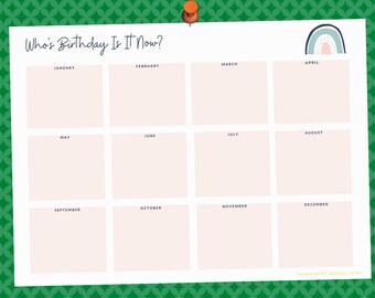 Birthday Planner. This birthday calendar and organizer keeps birthdays organized. Never forget another birthday again.