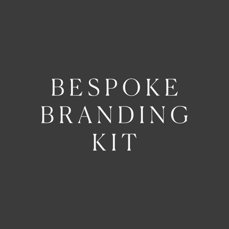 Custom Branding Kit Business Brand Set Boutique Logo Etsy