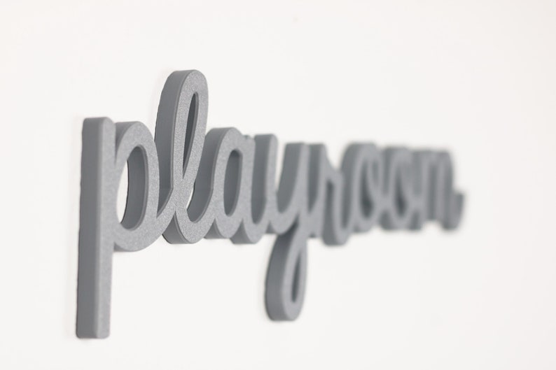 Play Room Lettering Lettering